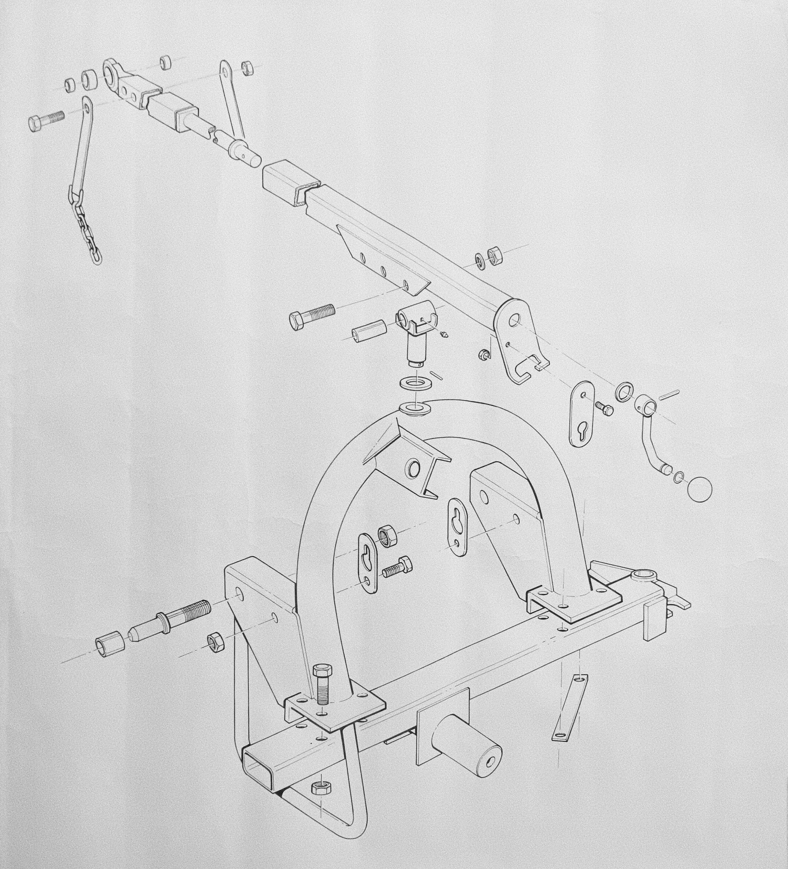 Technical drawing by Colin Butcher