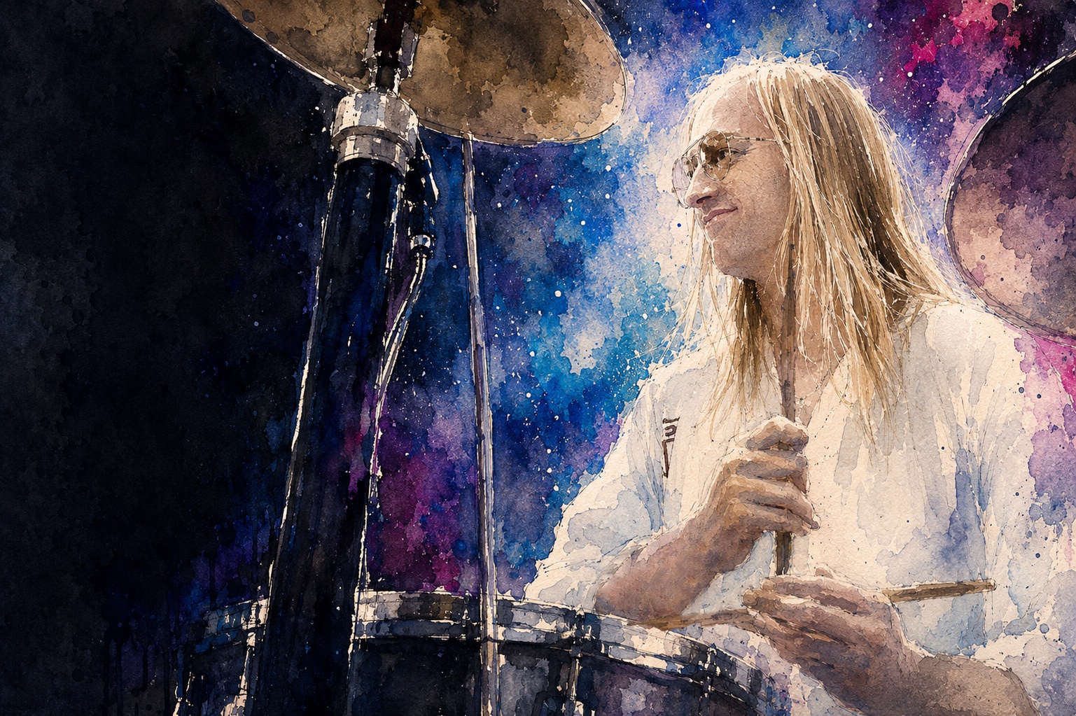 Colin Butcher drumming with Cybotron in the late 1970s