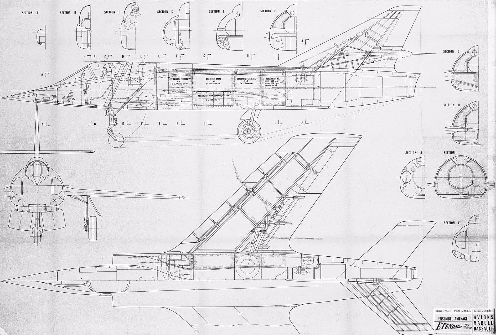 Engineering flange drawing